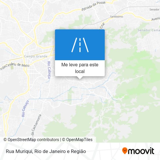 Rua Muriqui mapa