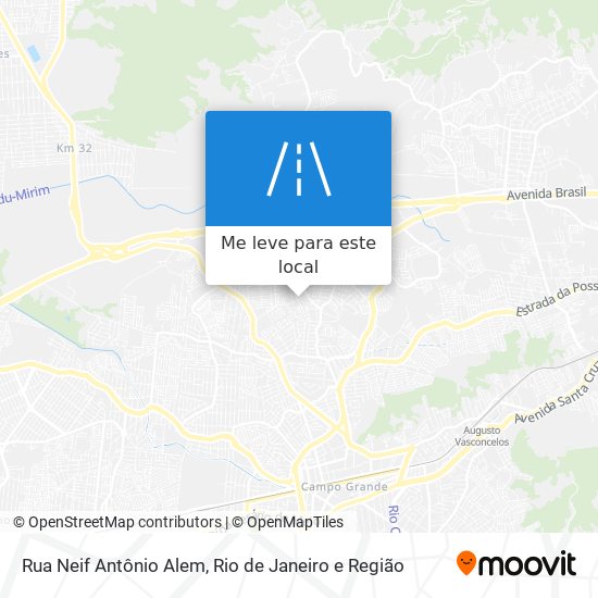 Rua Neif Antônio Alem mapa