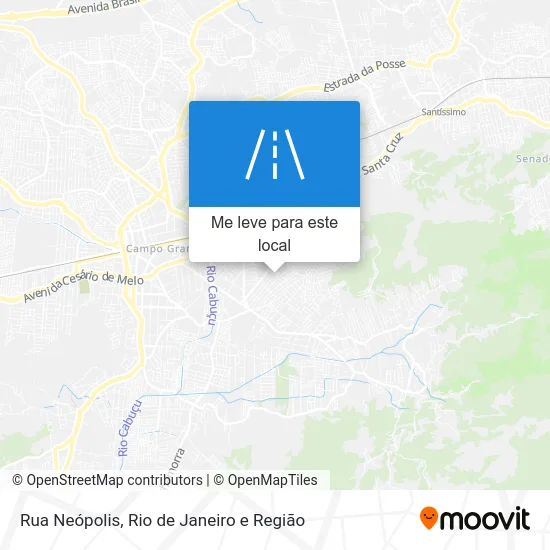 Rua Neópolis mapa