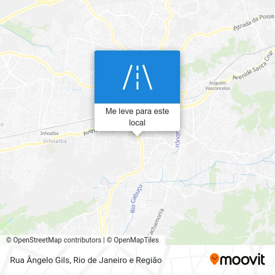 Rua Ângelo Gils mapa