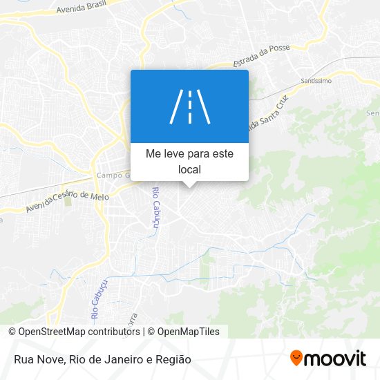 Rua Nove mapa