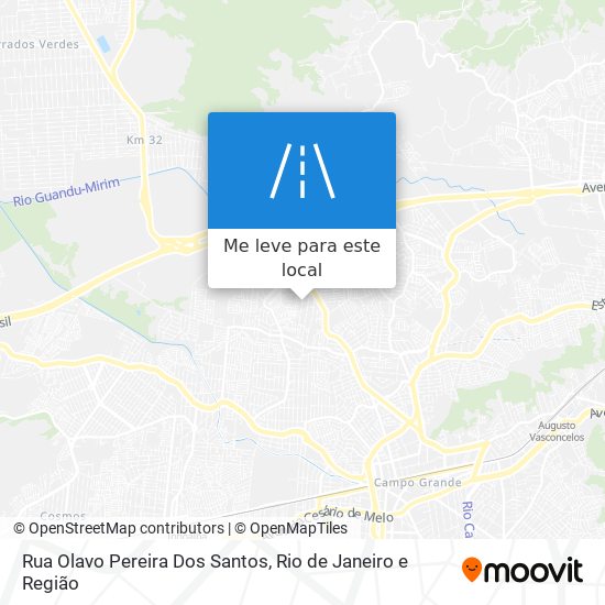 Rua Olavo Pereira Dos Santos mapa