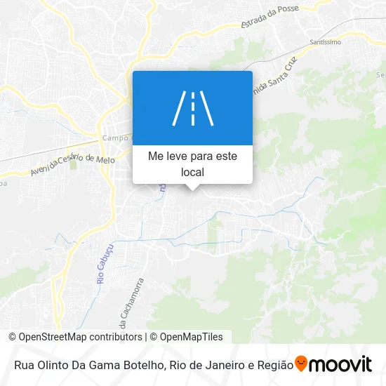 Rua Olinto Da Gama Botelho mapa