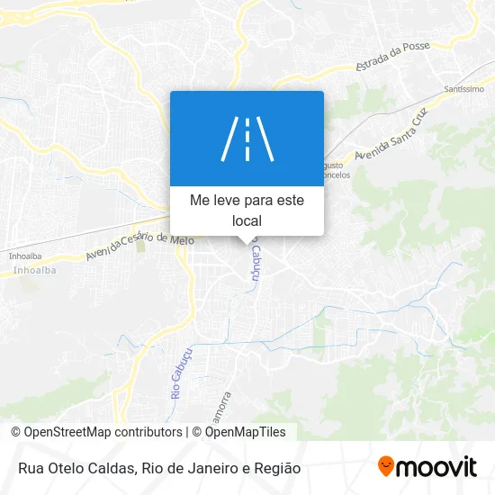 Rua Otelo Caldas mapa