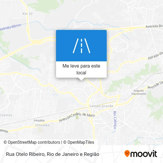 Rua Otelo Ribeiro mapa