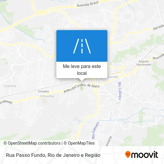 Rua Passo Fundo mapa