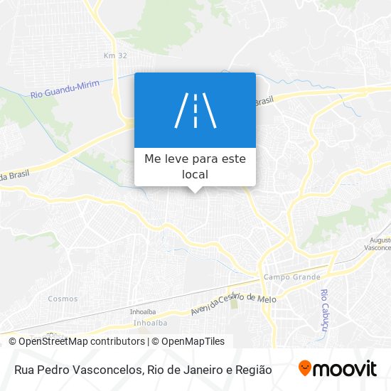 Rua Pedro Vasconcelos mapa