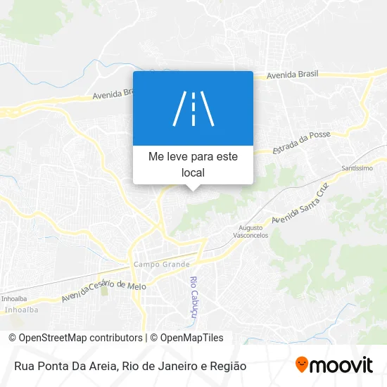 Rua Ponta Da Areia mapa