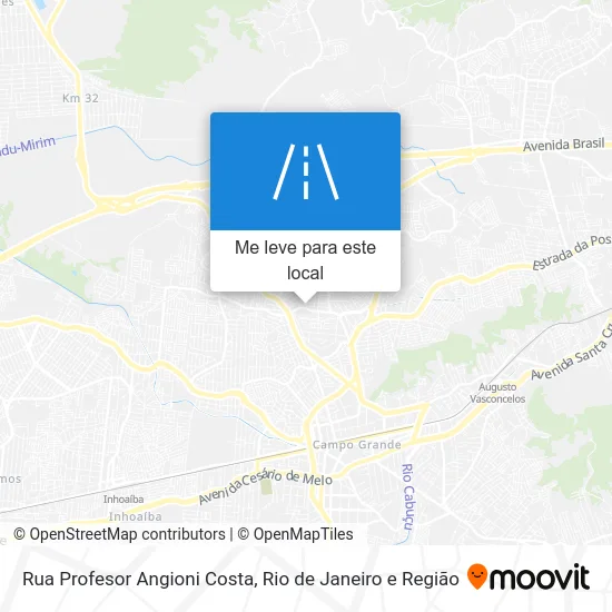 Rua Profesor Angioni Costa mapa
