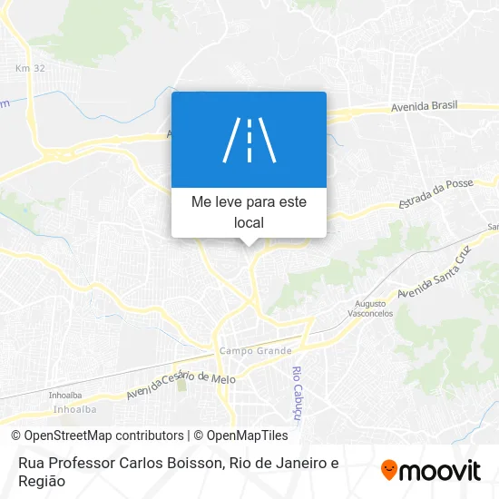Rua Professor Carlos Boisson mapa