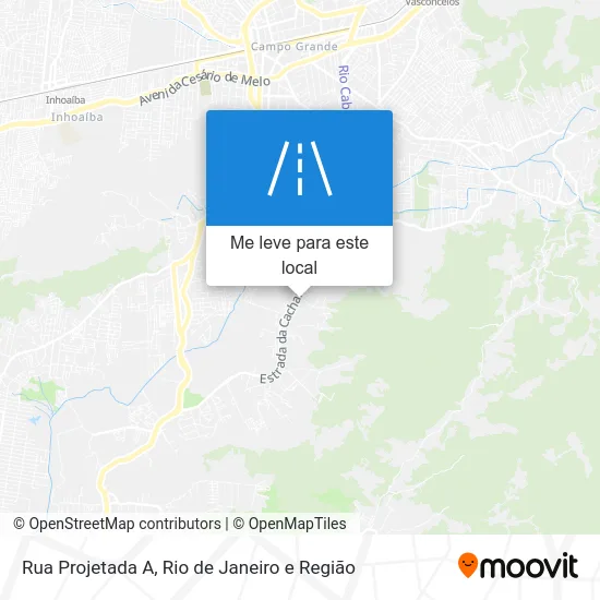 Rua Projetada A mapa