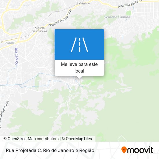 Rua Projetada C mapa