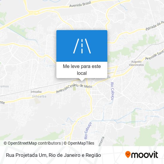 Rua Projetada Um mapa