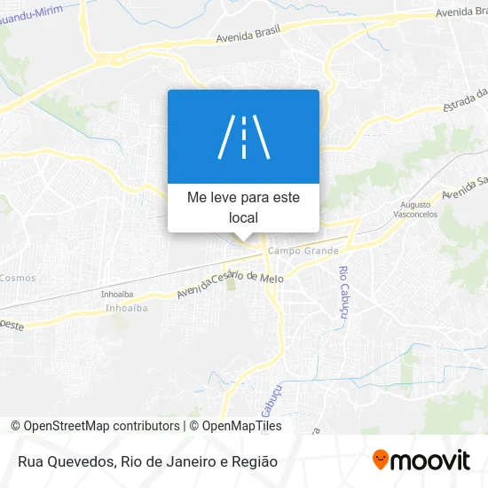 Rua Quevedos mapa
