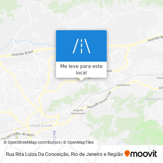 Rua Rita Luiza Da Conceição mapa