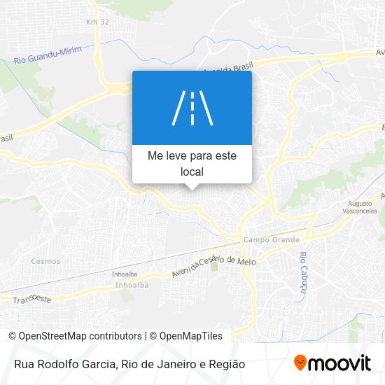 Rua Rodolfo Garcia mapa