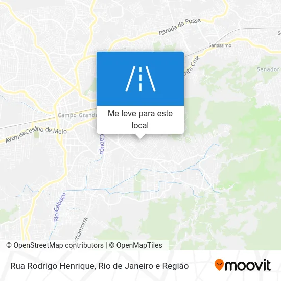 Rua Rodrigo Henrique mapa
