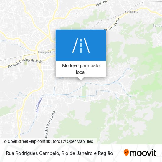Rua Rodrigues Campelo mapa