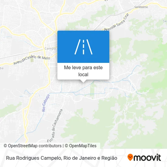 Rua Rodrigues Campelo mapa