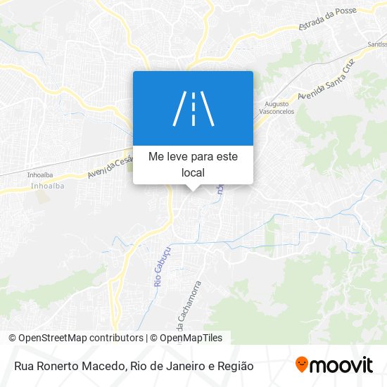 Rua Ronerto Macedo mapa
