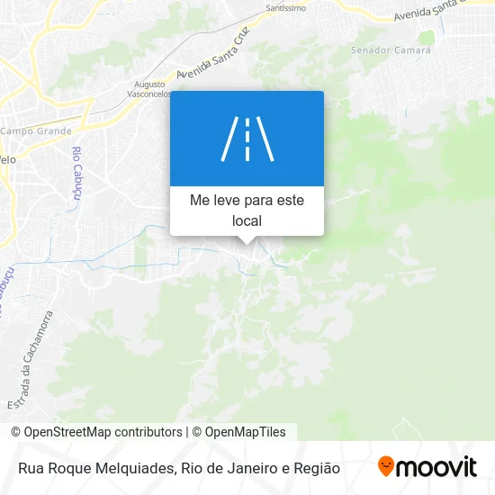 Rua Roque Melquiades mapa
