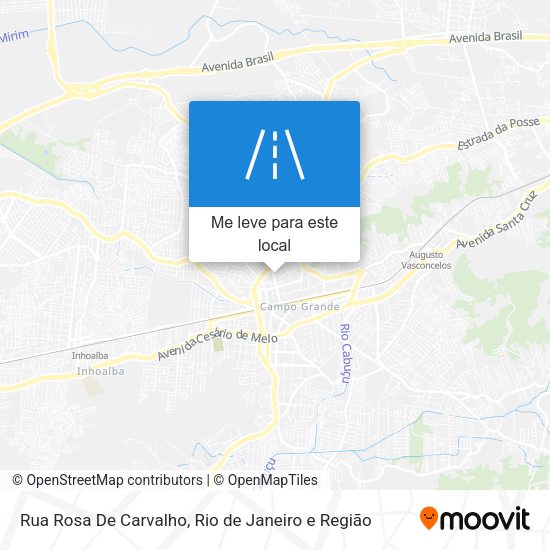 Rua Rosa De Carvalho mapa