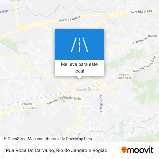 Rua Rosa De Carvalho mapa