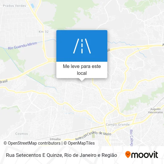Rua Setecentos E Quinze mapa