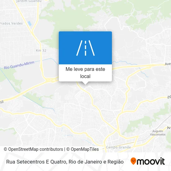 Rua Setecentros E Quatro mapa