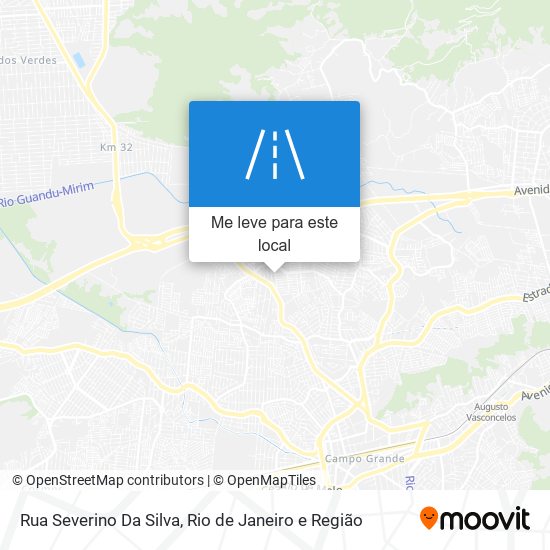Rua Severino Da Silva mapa