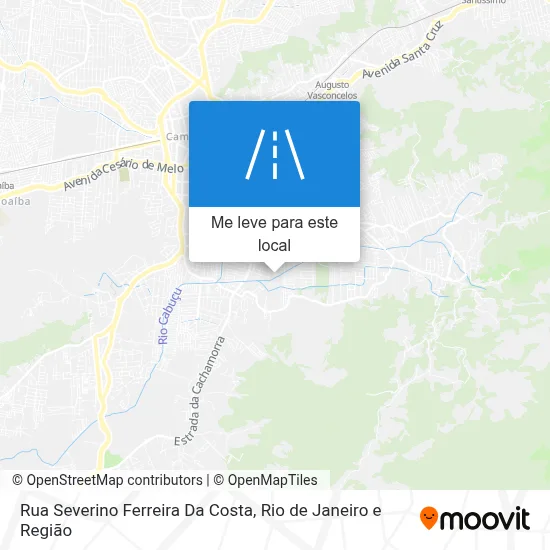 Rua Severino Ferreira Da Costa mapa