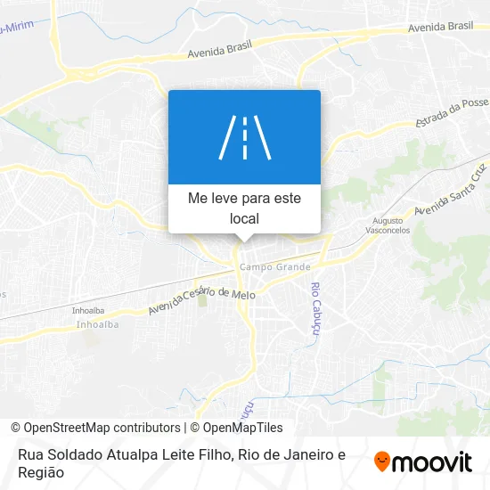 Rua Soldado Atualpa Leite Filho mapa