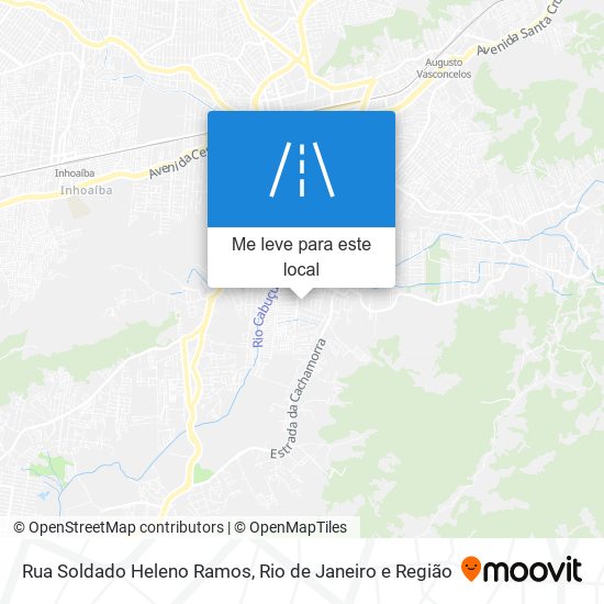 Rua Soldado Heleno Ramos mapa