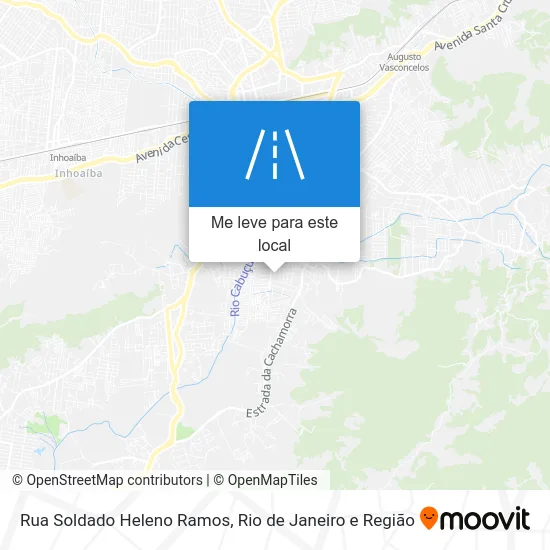 Rua Soldado Heleno Ramos mapa