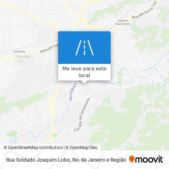 Rua Soldado Joaquim Lobo mapa