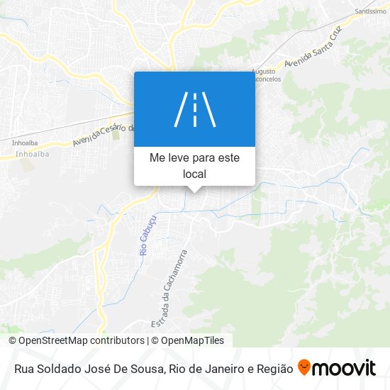 Rua Soldado José De Sousa mapa