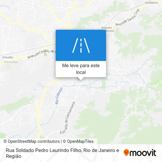 Rua Soldado Pedro Laurindo Filho mapa