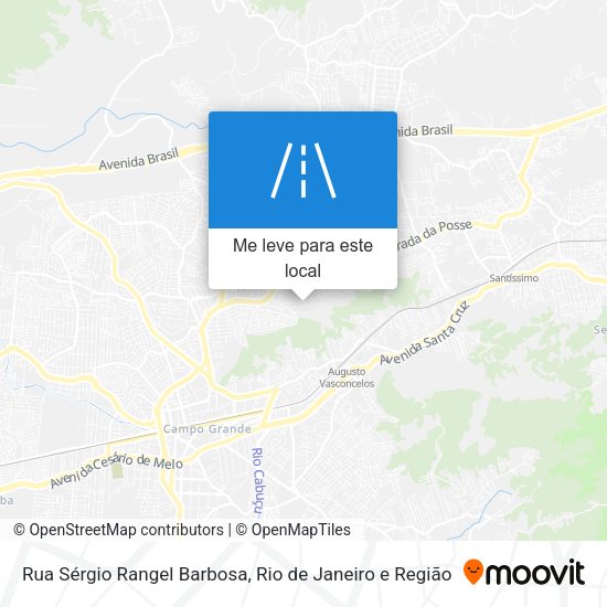 Rua Sérgio Rangel Barbosa mapa