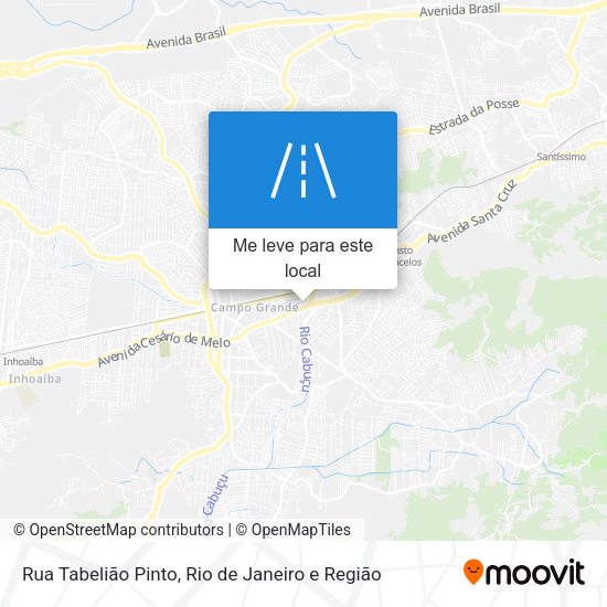 Rua Tabelião Pinto mapa