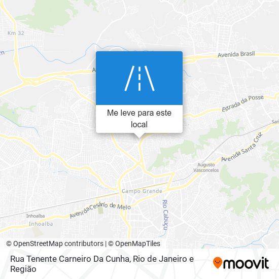 Rua Tenente Carneiro Da Cunha mapa