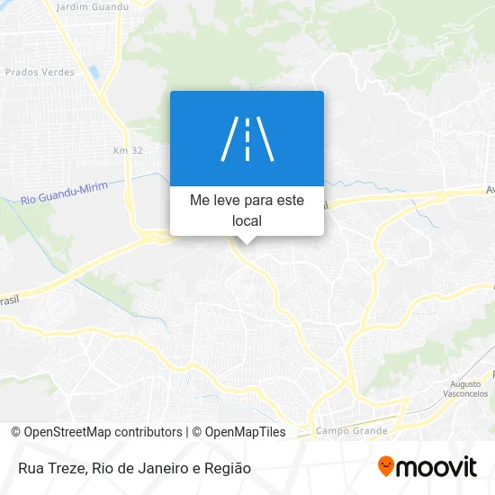 Rua Treze mapa