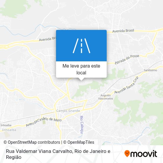 Rua Valdemar Viana Carvalho mapa