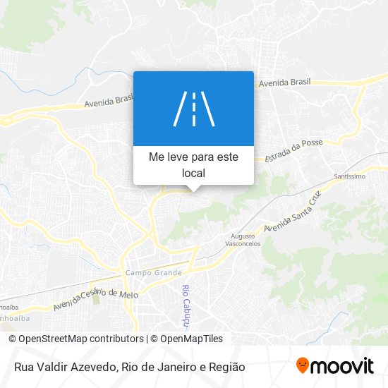 Rua Valdir Azevedo mapa
