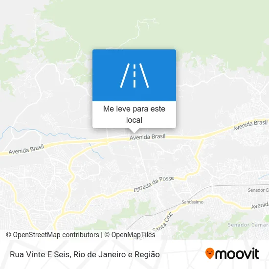Rua Vinte E Seis mapa