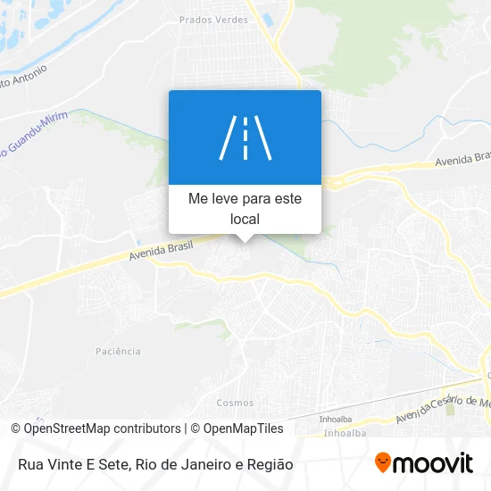 Rua Vinte E Sete mapa