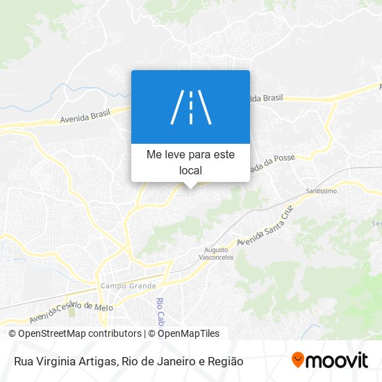 Rua Virginia Artigas mapa