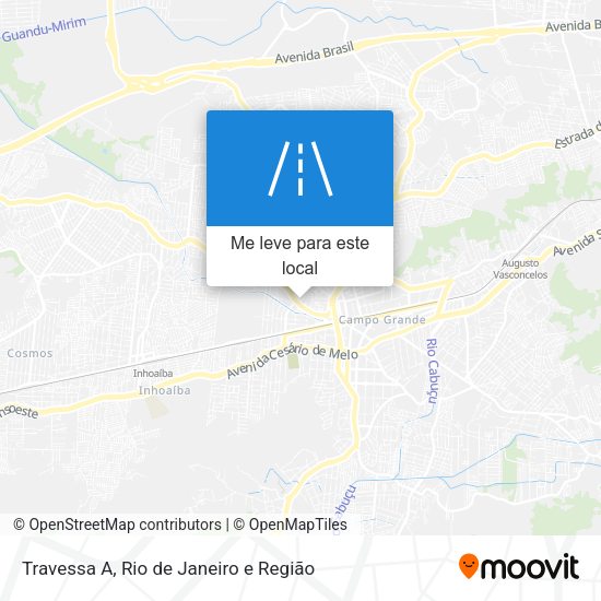 Travessa A mapa