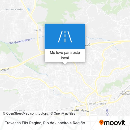 Travessa Elis Regina mapa