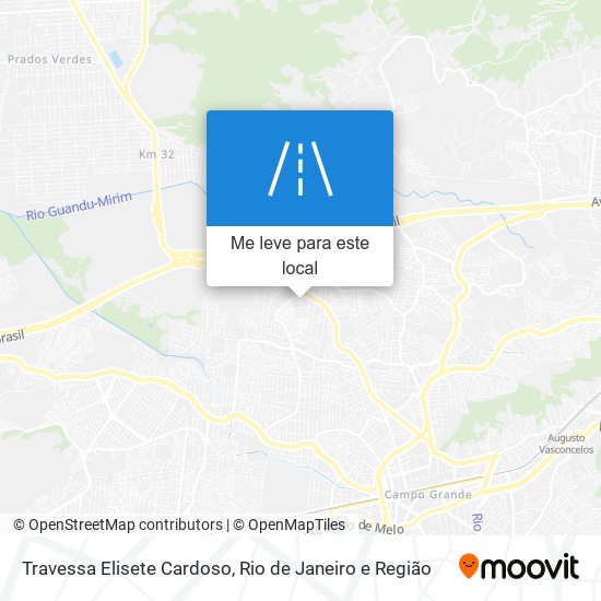 Travessa Elisete Cardoso mapa