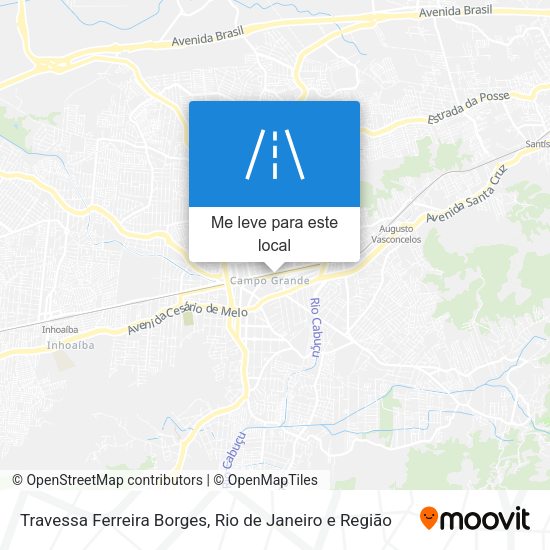 Travessa Ferreira Borges mapa
